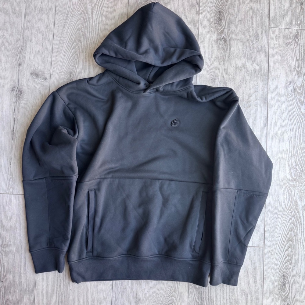 Under Armour Curry Move Hoodie Mens S Black Steph Curry Loose Pullover